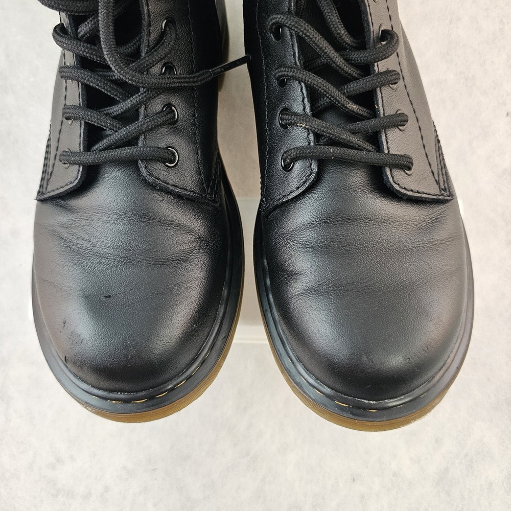 Dr. Martens Black Bouncing Sole Boots W Size 5 Goth Punk Grunge - Picture 6 of 9